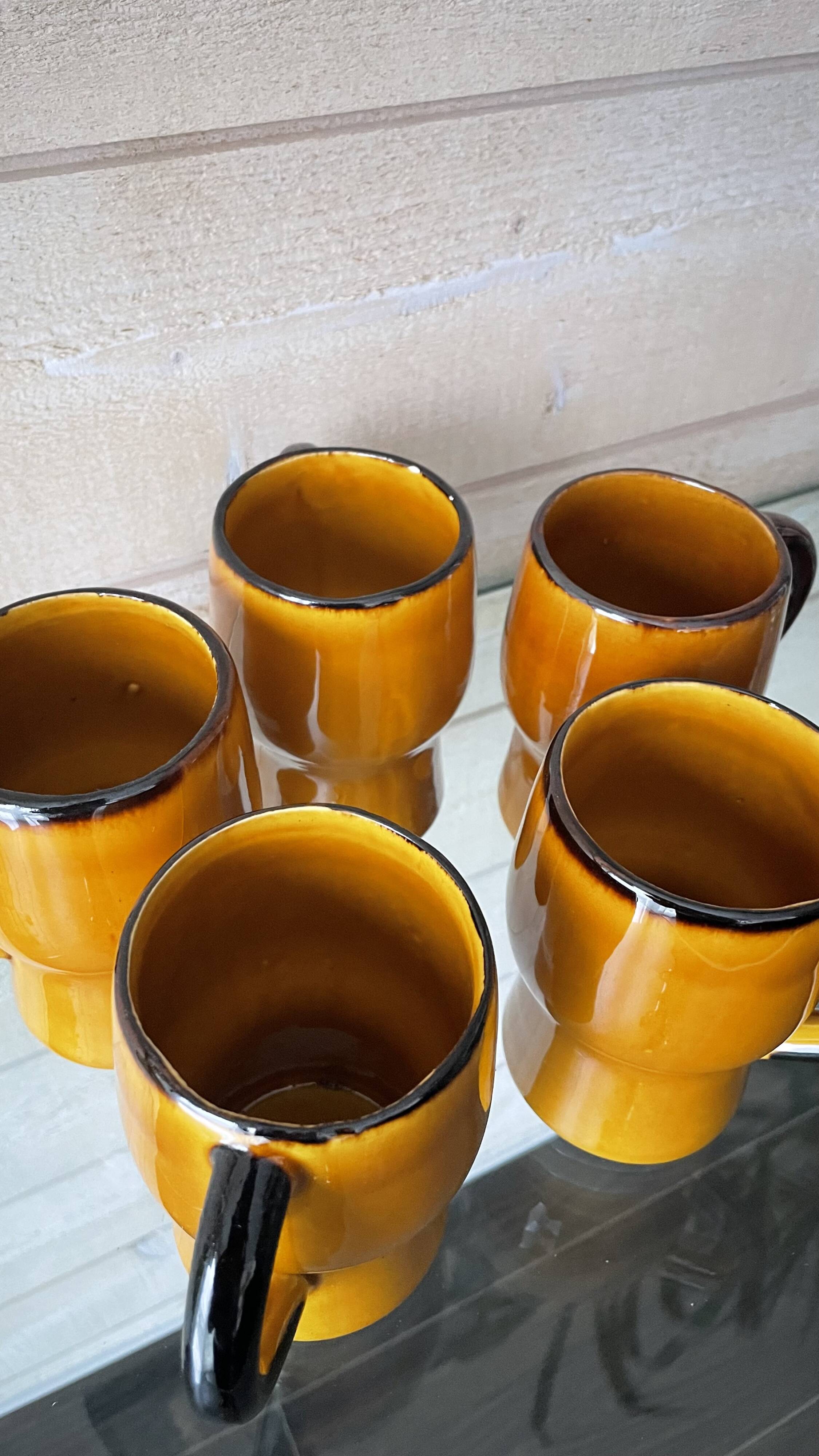 Claude Paci vallauris stoneware mug