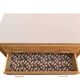 Commode vintage chêne brut massif 1950