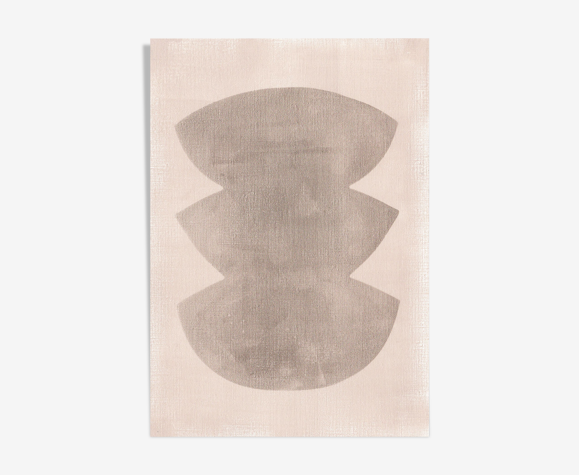Peinture sur papier datée et signée Eawy