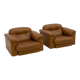 De Sede DS-101 camel brown vintage armchairs