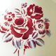 Hollow plate Sarreguemines model Rose