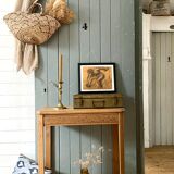 Old brass candle holder