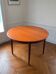 Large Danish round/oval table for 4 to 7-8 people, extendable (110 -