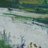Oil on canvas by Gunnar Herman Berglund 1970