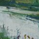 Oil on canvas by Gunnar Herman Berglund 1970