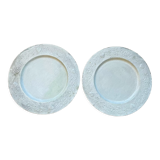 Pair of trays under plates Gray