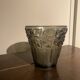 Vase glass paste leaves