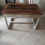 Patinated farmhouse table