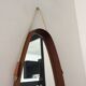 Scandinavian teak mirror from the 60s and 70s
