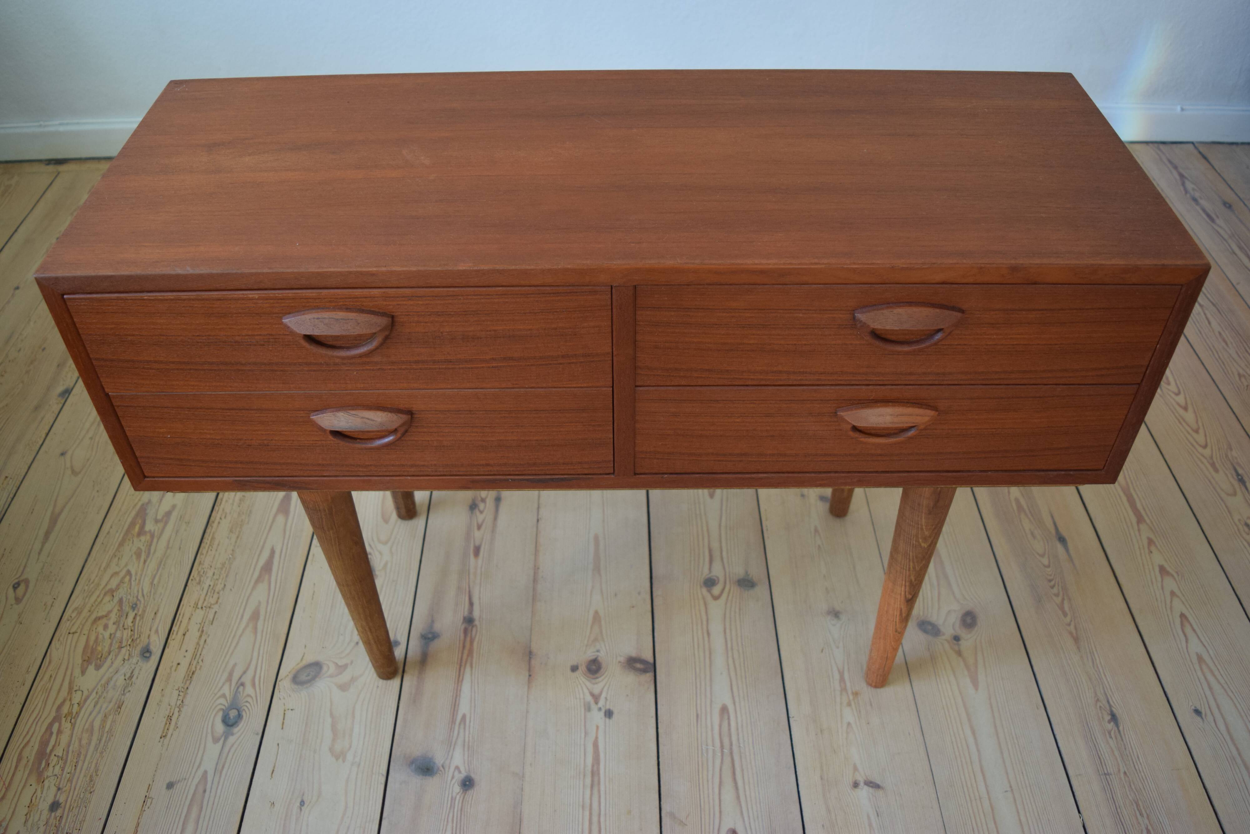 Danish Mid Century Kai Kristiansen Teak Console/Entry Chest, 1960s