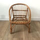 Fauteuil enfant osier