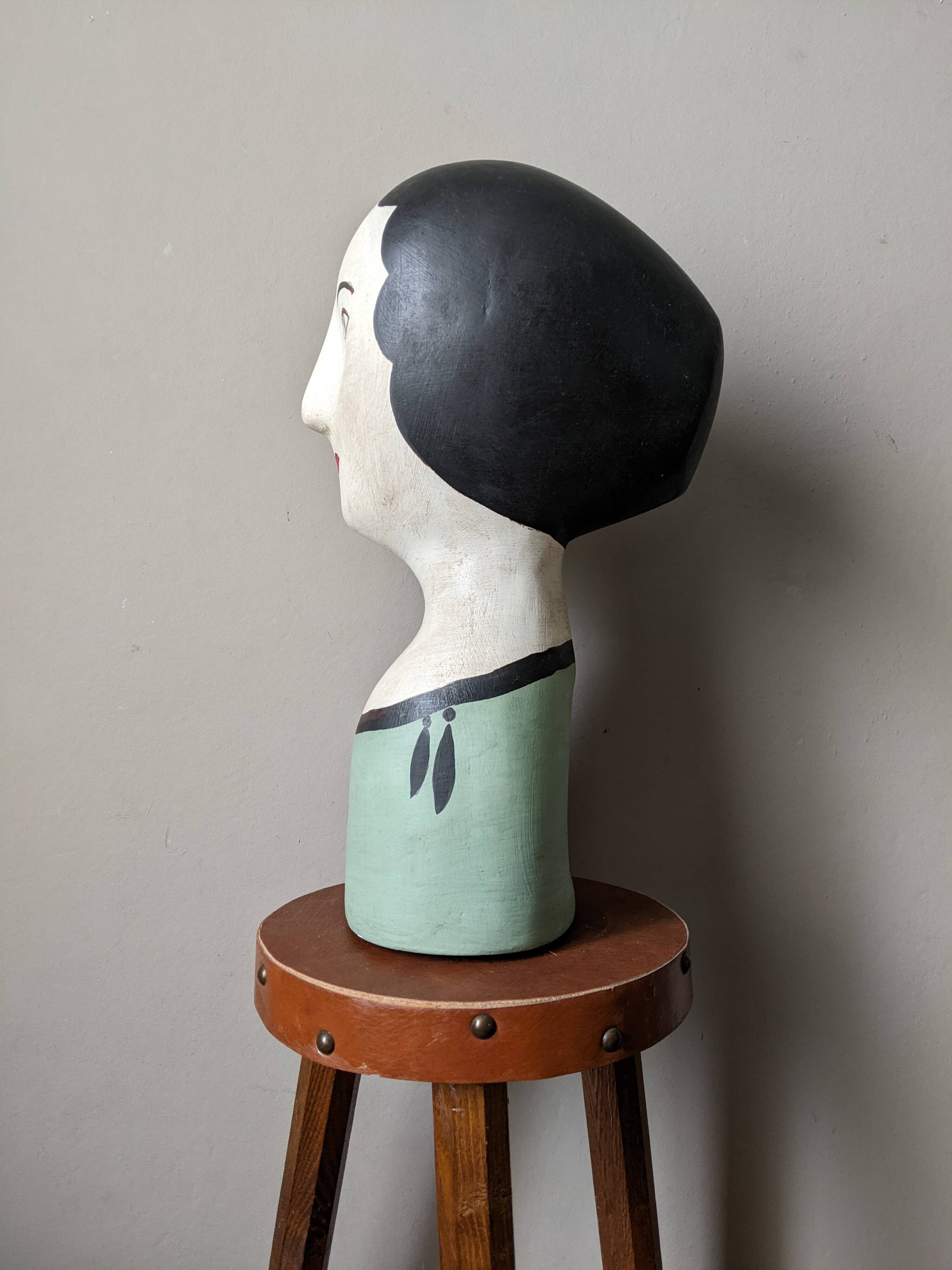 Ceramic marotte handmade bohemian country decoration