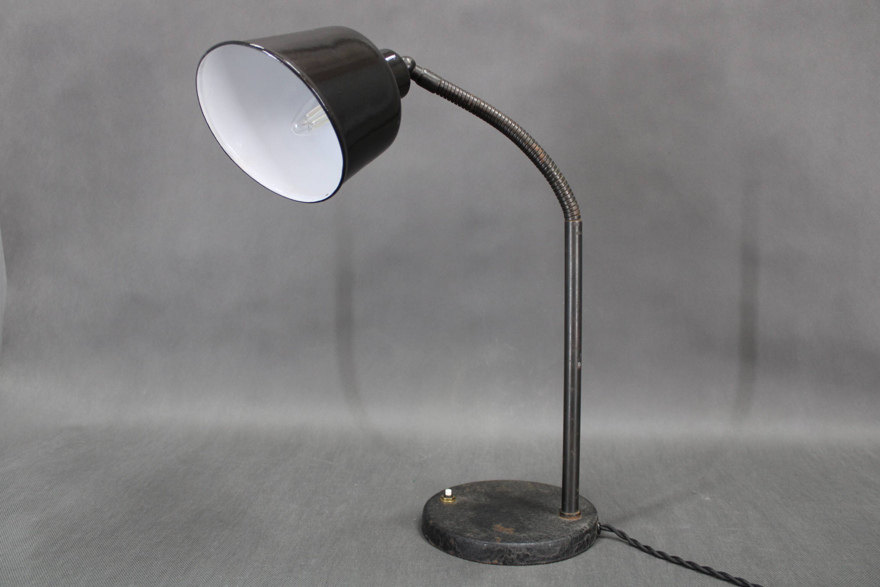 1930s Adjustable table lamp, Czechoslovakia