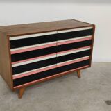 Commode U 453 pink by Jiri Jiroutek for Interier Praha 1961