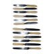 2x6 old knives handle normal bones and cheese/desserts