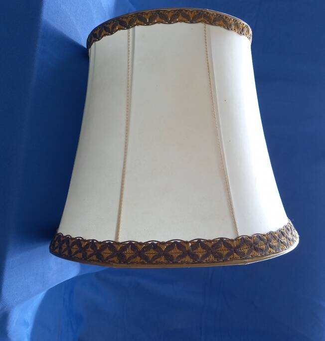 White lamp shade pig bladder