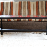 Coffee table ceramic red and green 1960