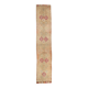 Tapis coureur vintage turc beige sable et rose, 80x413 cm