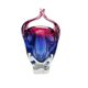 Vase by J. Hospodka for Chribska Glassworks, Former Czechoslovakia, 1960s