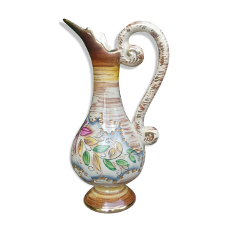 Carafe en porcelaine de la faiencerie H Bequet Belgique