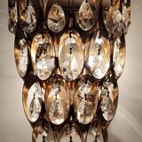 Par de apliques de cristales. Alemania, 1960s.