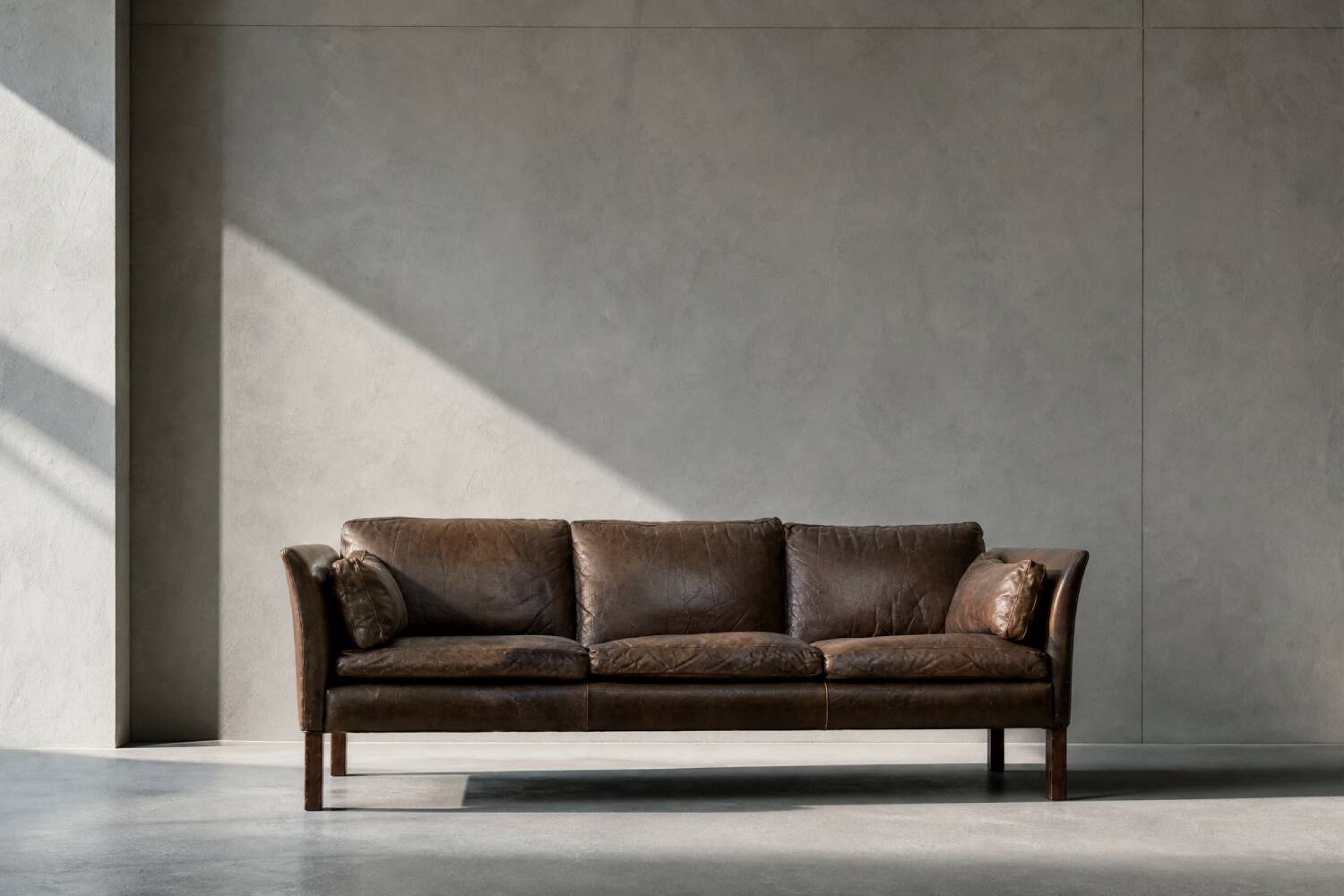 Mid-Century Modern Vintage Leather Cromwell Sofa by Arne Norell, 1960s