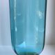 Two-tone blue and amber vase 70s