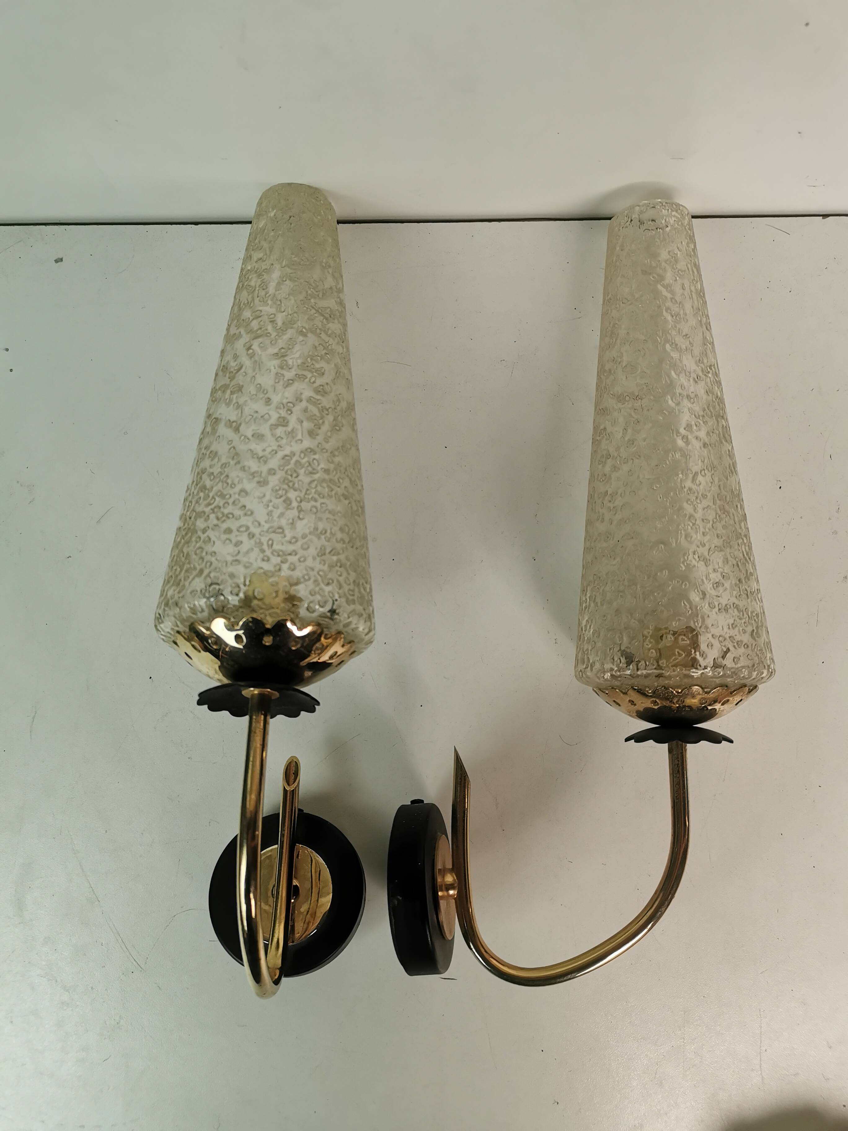 Pair of vintage wall lights