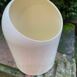 Space Age waste paper basket in beige PVC signed Makio Hasuke for Gedy Italia 1970