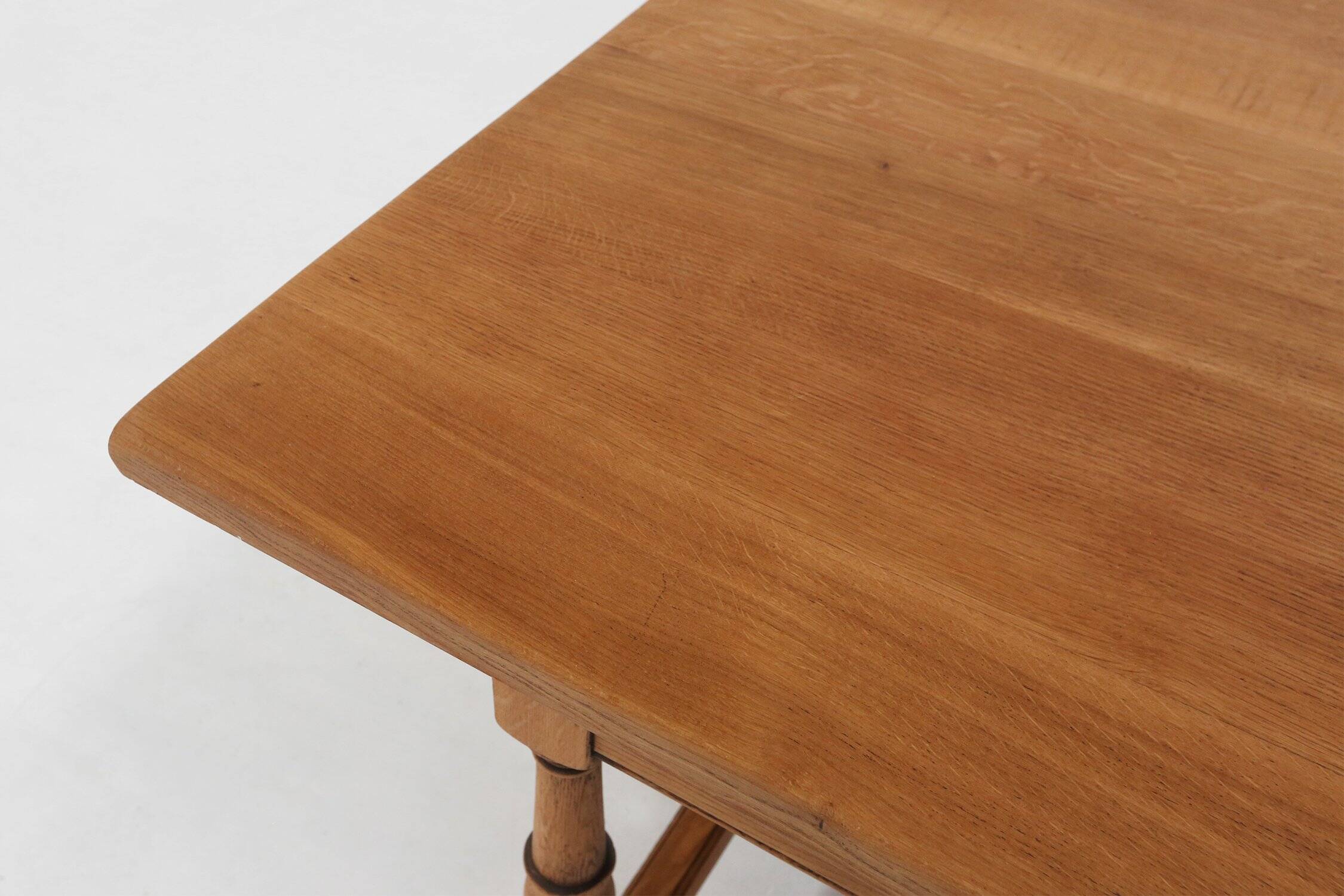 20th Century Belgian Oak Dining Table