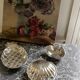 Beurrier en forme de coquillage vintage