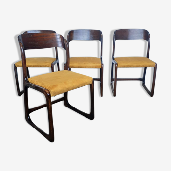 Suite of 4 Baumann Traineau chairs