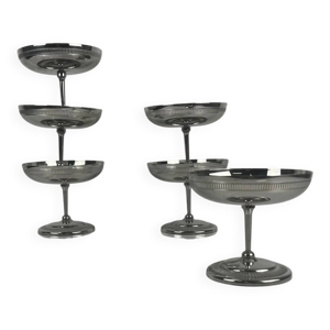 Lot de 6 coupes à glaces