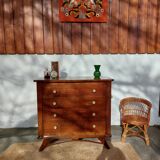 vintage commode with tapered legs