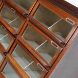 Vintage Dutch Oak / Mahogany Haberdashery Shop Cabinet, 1930s
