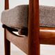 Fauteuil en teck restauré par Arne Vodder pour Glostrup Møbelfabrik