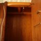 English art deco student wardrobe in walnut