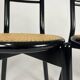 Set of four vintage chairs Viennese cane 80s Memphis by Antonio Sibau