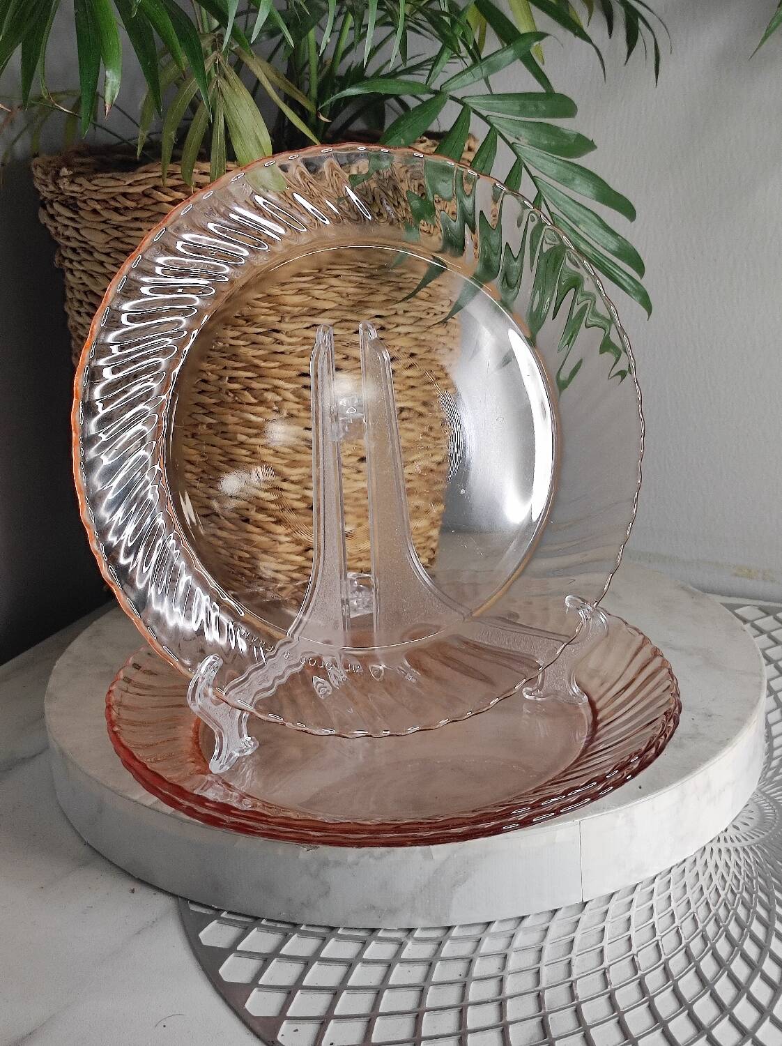 Rosaline flat dessert plates