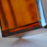 3 vases vintage 80's plexiglas écaille de tortue