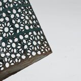 Perforated metal basket, hunchbacked jeans, 1940s