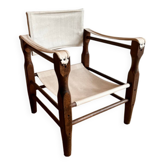 Safari Chair Mid Century