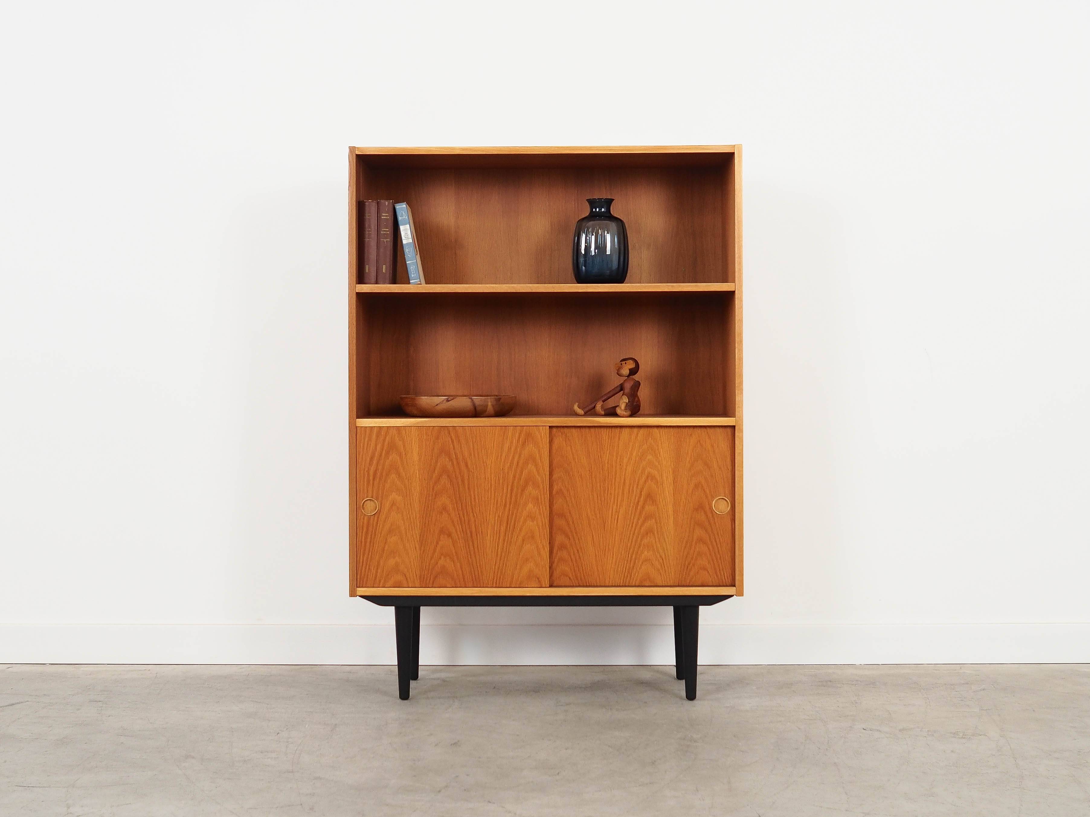 Oak bookcase, Danish design, 1970s, made in Denmark