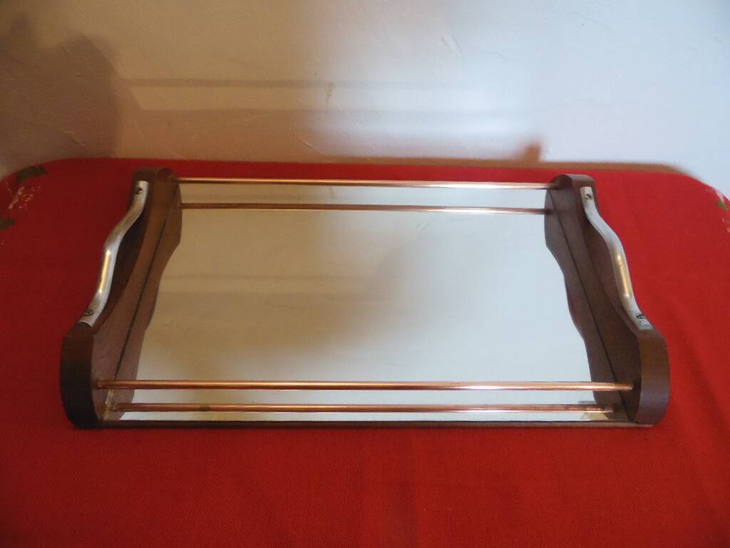 Vintage mirror tray