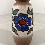 West-Germany pottery vase flowers floor vase 1960’s