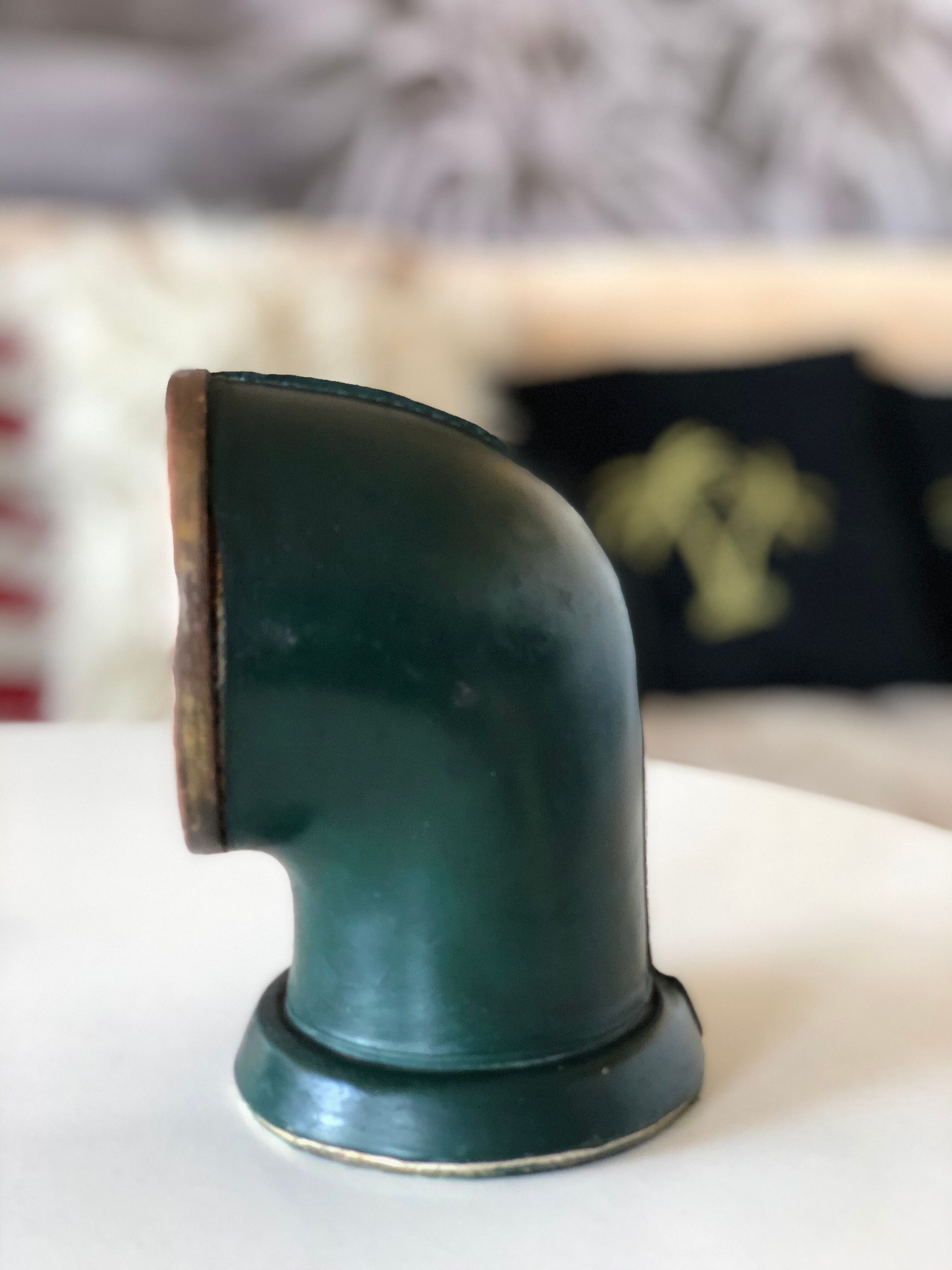 Longchamp leather ashtray