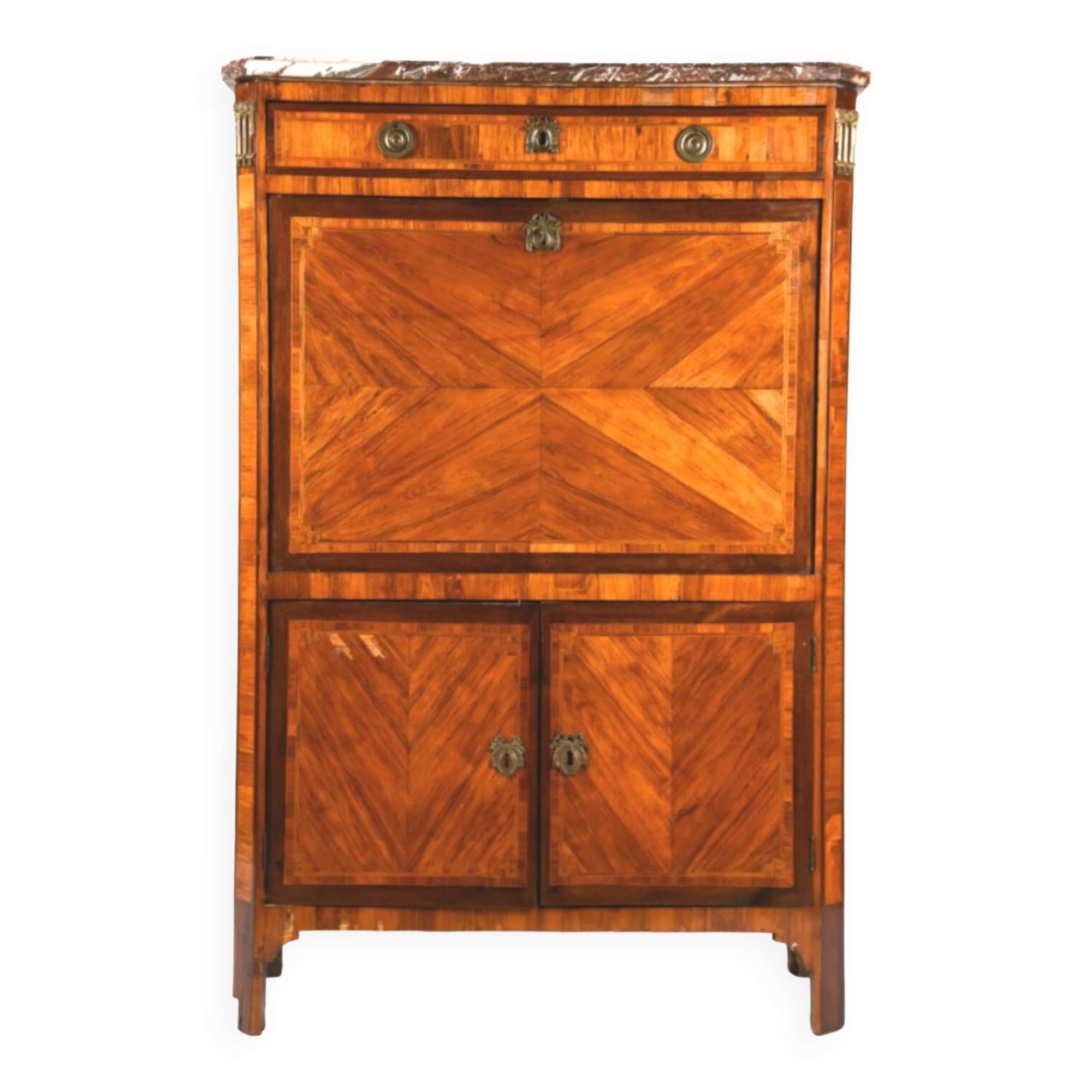 Louis XVI period secretary stamped JBHENRY