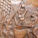 Important Monoxyle Panel, Bamoun Bas-Relief, Cameroon, Circa 1960