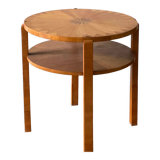 Art deco period occasional table with fruit wood inlay, france, 1930s