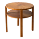 Art deco period occasional table with fruit wood inlay, france, 1930s